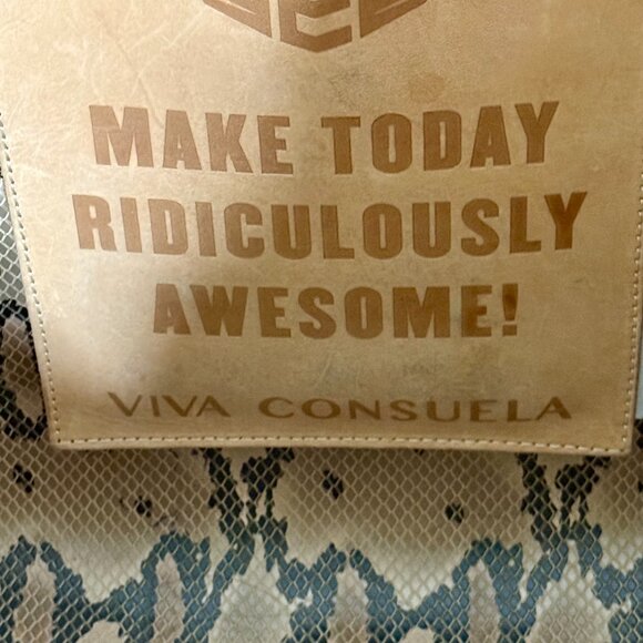 Consuela East West Tote Snake Print Bag - Picture 3 of 3